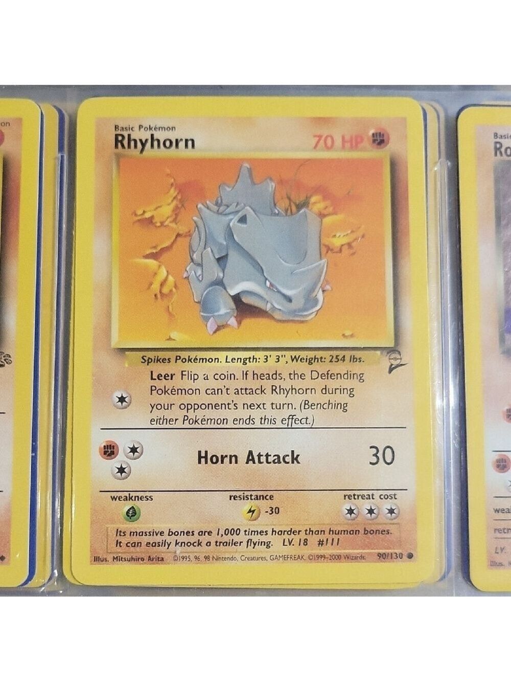Pokemon Card Rhyhorn